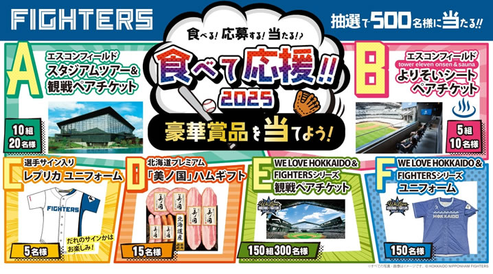 北海道日本ハムファイターズ　食べて応援‼キャンペーン